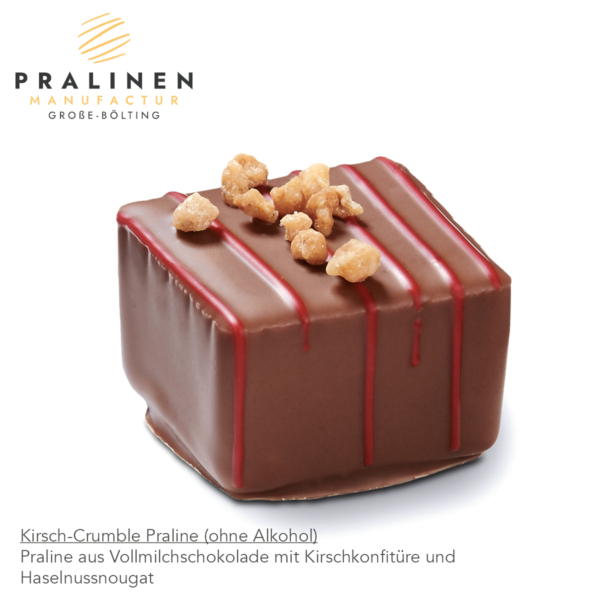 Kirsch Crumble Praline - Pralinen Manufactur Große Bölting