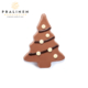 tannenbaum aus Schokolade, weihnachtsdeko, nachhaltige dekoration, Weihnachten Schokolade