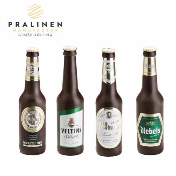 schokoladen bierflasche, Bierflasche aus Schokolade, Schokobierflasche, Schokoladenfiguren, Bierflasche Warsteiner aus Schokolade, besondere Schokofiguren zum verschenken, Geschenke aus Schokolade