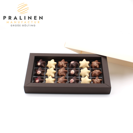 stern pralinen, Pralinen in Sternform, Sternkollektion