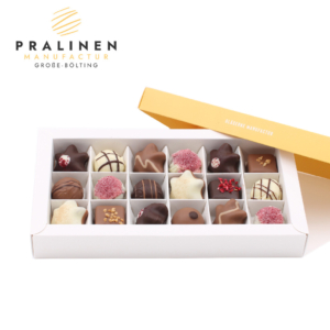 stern pralinen, Pralinen in Sternform, Sternkollektion