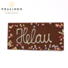 Schokoladen Tafel Konfetti, Schokolafe mit Schrift, Schokoladen Tafel mit Aufschrift, Personalisierte Schokolade, Helau, Schokolade Karneval
