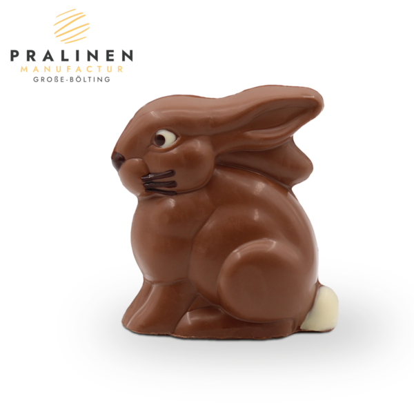 sitzender Hase groß, Schokohase gute Qualität, oster-schokolade, ostergeschenk, schokohase, ostergeschenk, schokolade Ostern, Osterhase groß