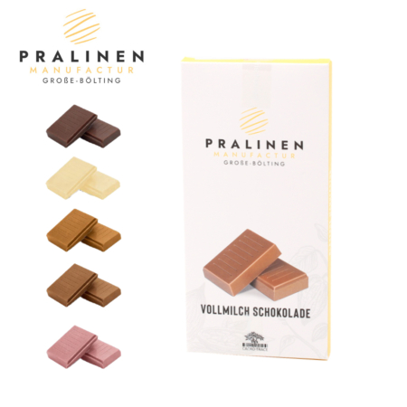 Schokoladen Tafeln, Tafel Schokolade, Vollmilchschokolade, Zartbitter Schokolade, Weiße Schokolade