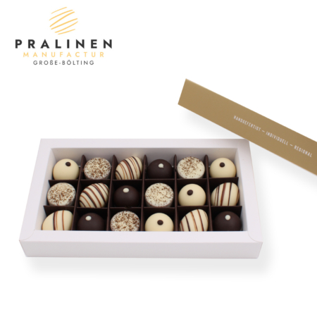 Eierlikör Praline, Premium Praline, Edle Praline, Eierlikör Tröpfchen, Pralinen mit Eierlikör