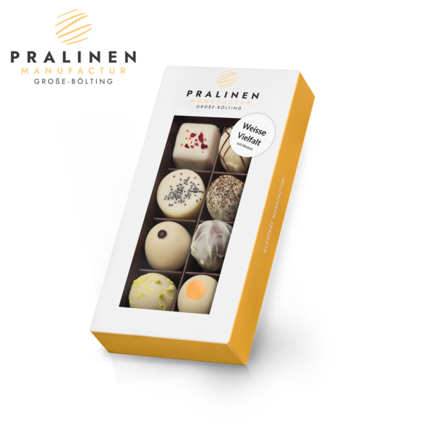 weiße Pralinen, fruchtige Pralinen, Sommer Pralinen, Pralinen im Sommer