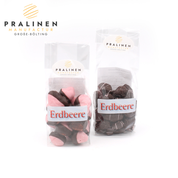 Paradies-Erdbeeren, Erdbeeren mit Schokolade, Erdbeer Pralinen, pralinen aus erdbeeren online