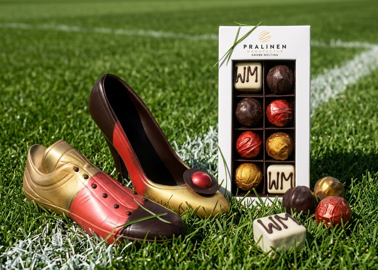 Fußball Schokolade und Pralinen zur WM