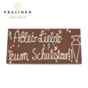 Geschenk zur Einschulung, Schokofigur Einschulng, Schoko Etui, Schoko Schultafel, Was schenkt man zur Einschulung, Geschenk erster Schultag
